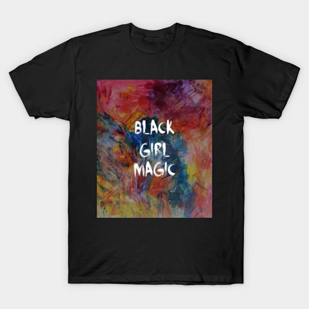 Black Girl Magic T-Shirt by amitsurti